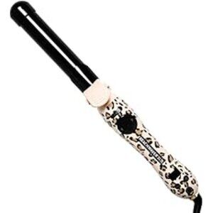 Beachwaver S1.25 ceramic rotating curling iron, leopard print